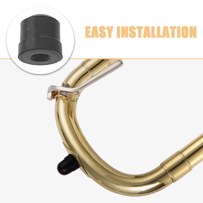 SUPVOX Lot De 6 Embouts De Trombone En Caoutchouc Pour Coulisse 1.10X1.10X0.40Cm Protection Anti-Bruit Et Anti-Glissement Accessoires Pour Instrument