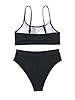 Lilosy Petite High Waisted Tummy Control Bikini Ri... #3