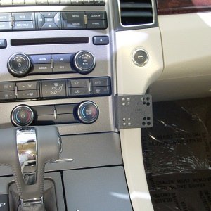 Panavise InDash Mount for Ford Taurus - Black, Smartphone Compatible, PanaVise & AMPS Accessories, Dashboard Mount