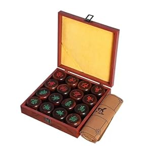 Stephm Xiangqi Zestaw Szachowy Rosewood 4.8cm