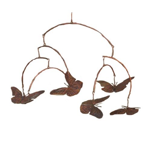 Ancient Graffiti Hanging Butterfly Mobile