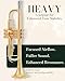 AKLOT Weighted Leadpipe Bb Trumpet: Satin Gold, Mouthpiece Booster, 7C Mouthpiece*2, Beginner & Intermediate Standard Trumpet Instrument, Trompeta Musicales with Hard Case, Lesson Book, Cleaning Kit