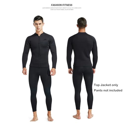 Wetsuits Pants Long 3mm Neoprene Top Jacket Keep Warm for Water Sports Surfing Swimming Snorkeling miniatura 2