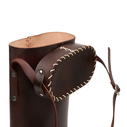 Matero Bag for Yerba Mate Gourd and Thermos, Leather, Handle and Shoulder Strap, Essential for Travel and Home Use4