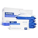 6 x Easy Care Solutions | Patient Cleansing Dry Wipes | Standard 24cm x 18cm | 6 Packs of 100
