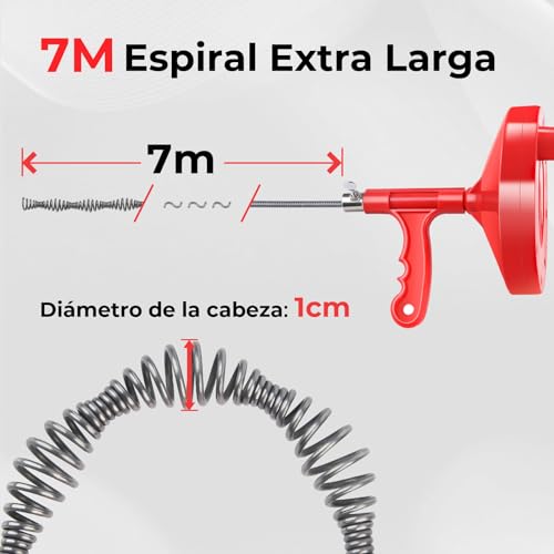 Limpiadores Para Baño, Tools destapar caños Marca KIOVINO (2)