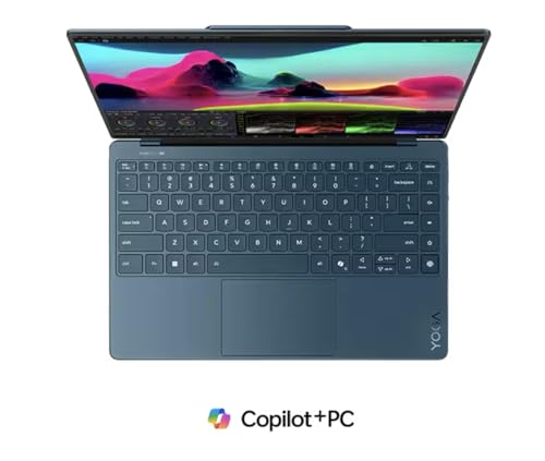 Image of Lenovo Yoga AI Powered Laptop 14.0 inch Touchscreen OLED 4K Display (Intel Ultra 7-258V, 32GB LPDDR5X, 2TB M.2 PCIe SSD, Intel Arc 140V, Backlit KB, Fingerprint, Win 11 Home) w /DKZ USB Port Expander