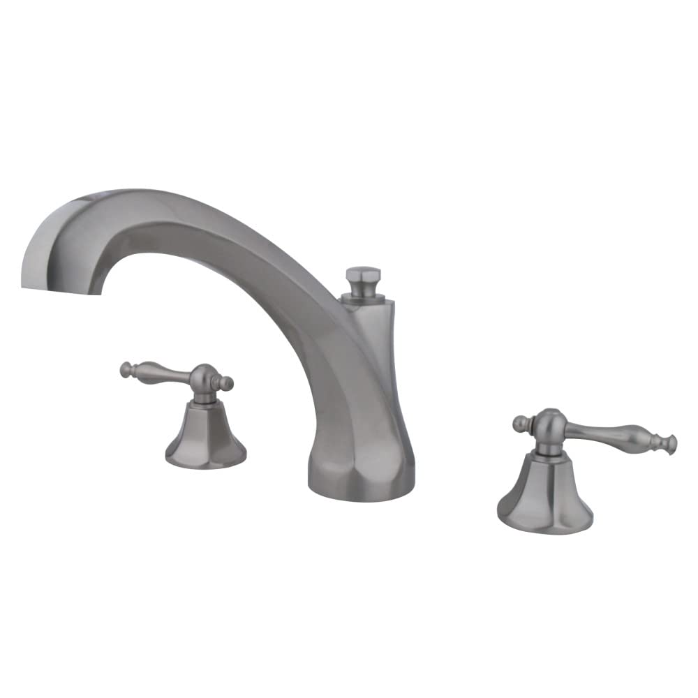 Robinet de baignoire romaine anti-trace en laiton durable pour rénovation salle de bain