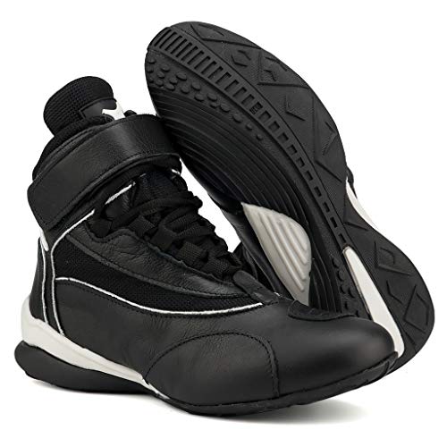 Bota Treino Mr.Gutt Couro Preto/Branco 36