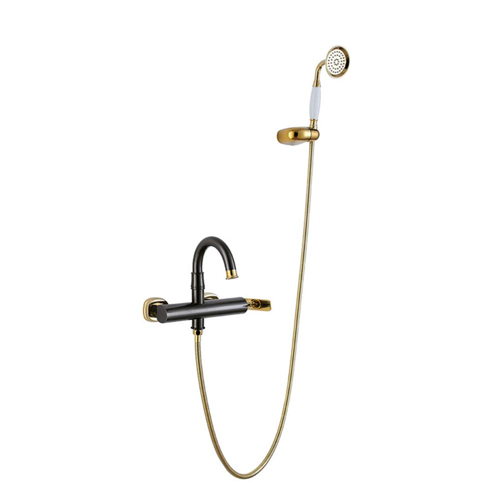 Mitigeur de baignoire mural avec douchette pour des moments de détente dans votre bain