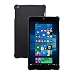 iShoppingdeals Protective TPU Case for Nuvision 8" (Model: TM800W610L) Windows 10 Tablet 2017 Release (Black)