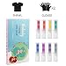 Wolady Coloración Temporal Cabello Tiza Peine Cabello Tinte Cabello 8 Colores 2...