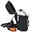 SUPRUS Waterproof 3 Modes of Flashlight Windproof Lighter Dual Arc Electric Rechargeable Dual Arc Plasma Lighters with Survival Emergency Whistle and Lanyard