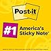 Post-it® Super Sticky Notes, 24 Pads, 3 in x 3 in, 2X the Sticking Power, School Supplies and Office Products, Sticky Notes - 65424SSJOYCP