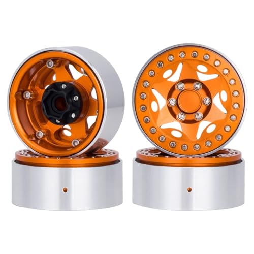 RCzC[nu For Axial For SCX10 For TRX4 For TRX6 Gen8 D110 For Tamiya 1/10 CNCA~ 1.9C` r[hbNzC[ RCJ[p[c(Orange)