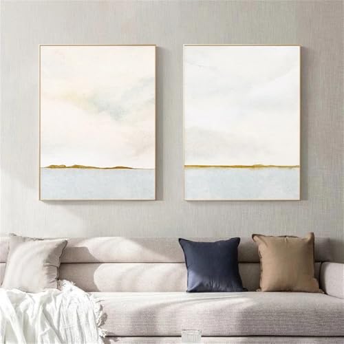 Affiche paysage côtier aquarelle pour habiller un mur vide et illuminer un salon