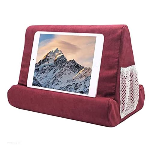 Joinhome Soft Pillow Tablet Pillow Stand for Ipad Stand Mult-Angle Tablet Phone Holder Lap Stand Mobile Phone Holder