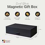 Zoom IMG-1 thepaperbagstore scatola regalo magnetica nera Zoom IMG-1 thepaperbagstore scatola regalo magnetica nera