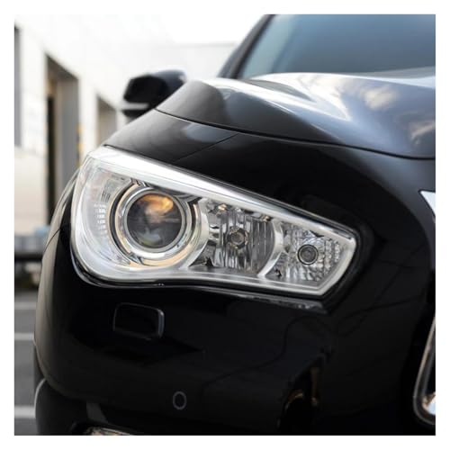 Couvercle phare avant droit Infiniti Q50 et Q50L 2013-2019 de remplacement transparent