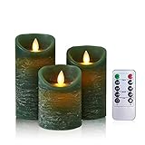 kabellose weihnachtskerzen fernbedienung [LED flackernde Flamme & Sicher & Keine Brandgefahr] Flammenlose LED-Kerzen haben keine offene Flamme, müssen nicht angeschlossen werden und müssen sich keine Gedanken über Sicherheitsprobleme machen. Besonders sicher für Familien mit Haustieren oder kleinen Kindern. LED-Kerzen verwenden oben unregelmäßige Kanten, genau wie echte Kerzen ungleichmäßig, echt und voller Schönheit brennen.