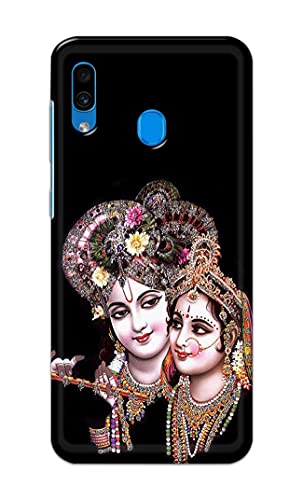 Image of PRINTFIDAA� Printed Hard Back Cover Case for Samsung Galaxy A20 | Samsung Galaxy M10s Back Cover (Radha Krishna) -2808