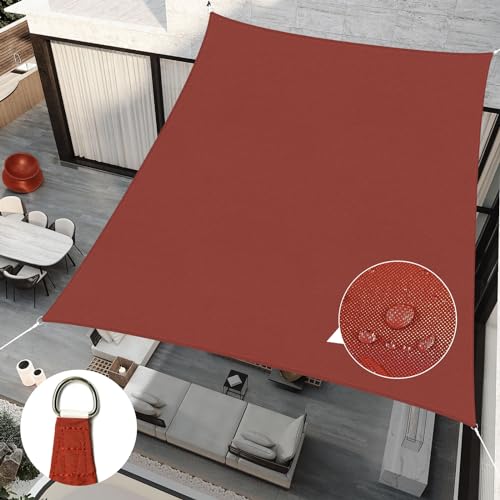 RICHIE Upgrade 16'x20' Sun Shade Sail Rectangle Canopy, Water Resistant & UV Block Sunshade for...