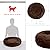 Best Friends by Sheri Luxury Faux Fur Donut Cuddler (30x30), Dark Chocolate - Small Round Donut Cat and Dog Cushion Bed, Orthopedic Relief