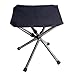 ohfruit Silla plegable del campamento del acero inoxidable del desgaste del taburete de 4 patas para viajar M