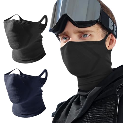 Image of WTACTFUL Ski Mask Neck Gaiter Warmer Balaclava Half Face Mask Men Women