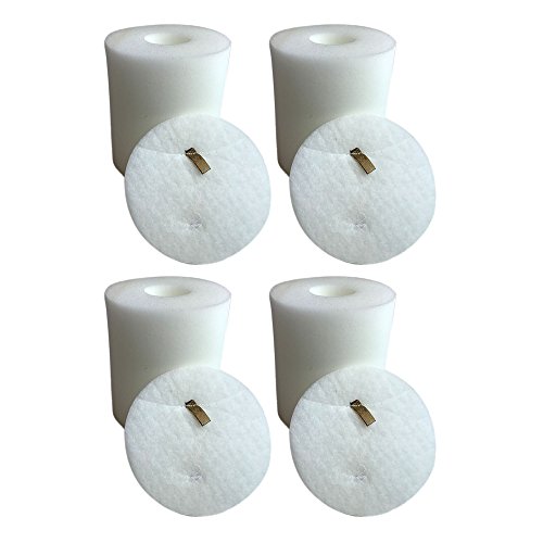 Crucial Vacuum Replacement Foam & Felt Filter Compatible with Shark Rotator Part # XFF500 & Models NV500 NV500CO NV501 NV502 NV503 NV505 NV510 NV520 NV552 NV753 UV560 NV642 - Bulk (4 Count)