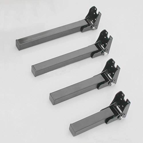 2 piedini pieghevoli per mobili da tavolo, armadietti, gambe divano letto TV cabinet piedi mancanza di camper nascondere nascosti mobili pieghevoli-200 mm