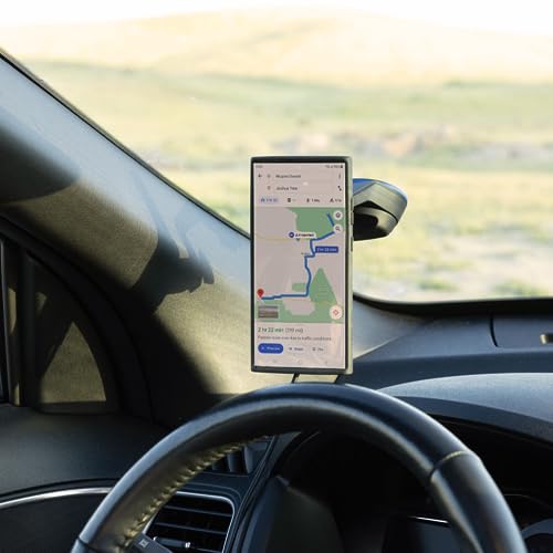 Quad Lock Windscreen/Dashboard Car Phone Holder with MAG Wireless Charging Head V2 and MAG Phone Case for iPhone 15 Pro Max - Thumbnail 6