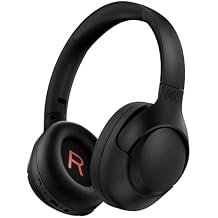 QCY H3 ANC Bluetooth Headphones Over Ear, Active Noise Cancelling Bluetooth 5.4 Headphones with Microphones, Hi-Res Audio Sound, Multipoint Connection, 60H Playback, Custom EQ via AppBlack