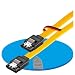 Sonero SATA III Datenkabel 6Gb/s Kabel mit Verriegelung 0,50m gelb