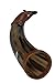 Reed Horn Traditional Handcrafted Buffalo Cheer Reed Horn Hunting Horn Boot Ball Fen Cheering Horn Trumpet 16–19” with Lather Holder
