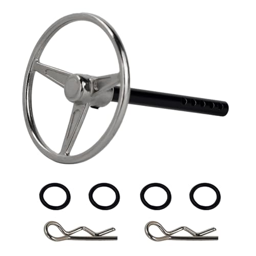 TGCWENG CNC Aluminum Universal RC Steering Wheel for 1/10 Scale RC Crawler Car Axial SCX10 TRX4 D...