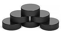 Perfect Stix 20-Pack Official Regulation Ice Hockey Pucks - 3" Diameter, 1" Thick, 6oz Black Vulcanized Rubber for Training