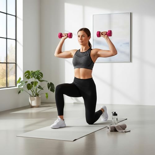 Image of Amazon Brand - Solimo Vinyl Dumbbell