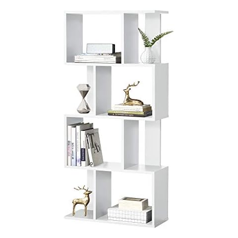 Bibliothèque en.casa Blanc 130x60 Cover
