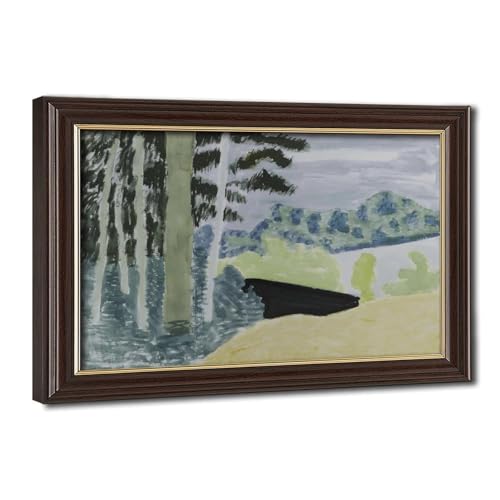 Toile Lakeside Trees Milton Avery cadre suspendu pour habiller un petit mur vide