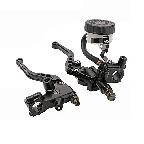 Cilindro mestre de motocicleta KKmoon, alavanca de embreagem de cilindro mestre de freio de 22 mm, c