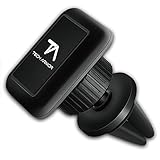 Tech Armor Universal Air Vent Magnetic Car Mount, Quick Snap w/Swivel for iPhone, Galaxy, Google, LG, More - Black