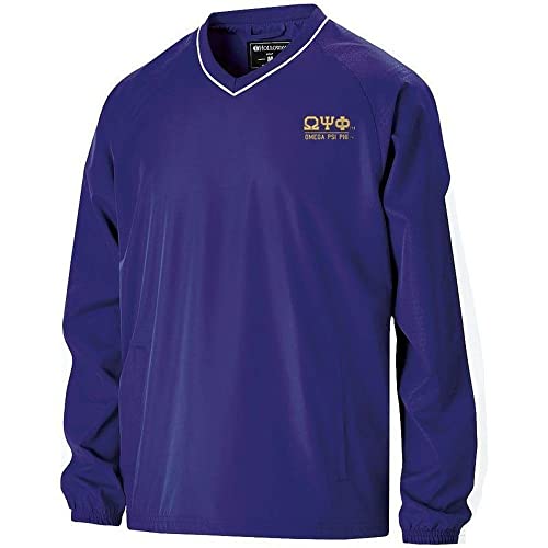 Omega Psi Phi Greek Letter V-neck Bionic Pullover