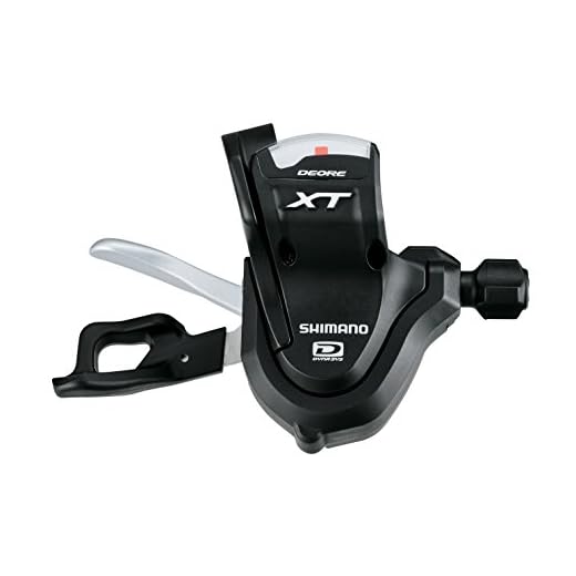 SHIMANO DCHO. XT 10V. C/Abrazadera C/DISP Mando, Multicolor, Talla Única