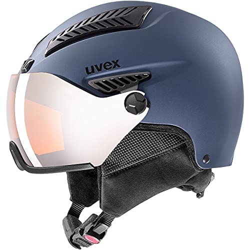 uvex hlmt 600 Visor Skihelm, Blue matt, 53-55 cm – Ansicht 1