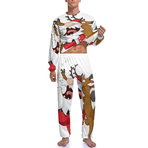 Vêtements De Nuit Homme Père Noël aux finitions soignées pour l'hiver