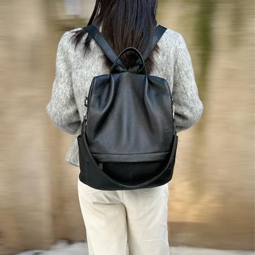 Wesccimo Genuine Leather Backpack Purse for Women Antitheft by Wesccimo - Used condition - Image 3