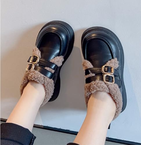 Girls Dress Shoes PU Leather Flats Classic Princess School Uniform Shoe for Toddler/Little Kid3