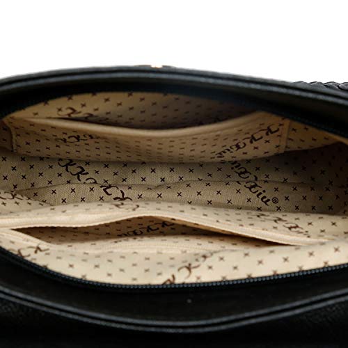 Kkxiu Casual Flap Saddle Crossbody Bags For Women Purses And Handbags With Tassel (Z-Black) #TOP5