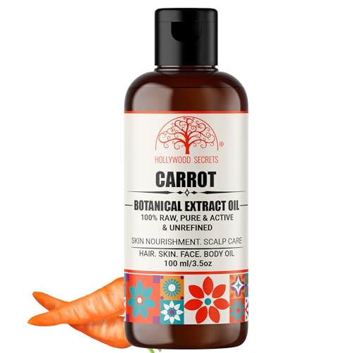 Image of Organic Pure Carrot Seed Oil Hair Growth Skin Brightening Face 100 ml